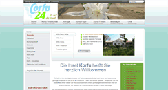 Desktop Screenshot of corfu24.de