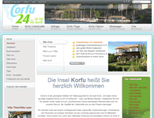 Tablet Screenshot of corfu24.de